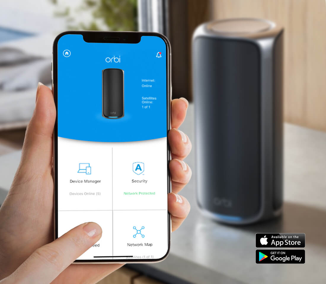 Using the Orbi App For Orbi Setup