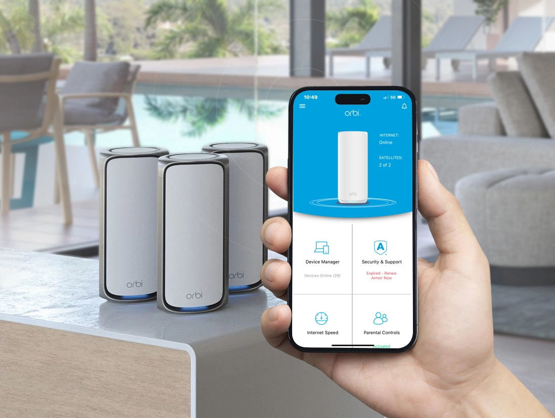 Orbi Login Using the Orbi App